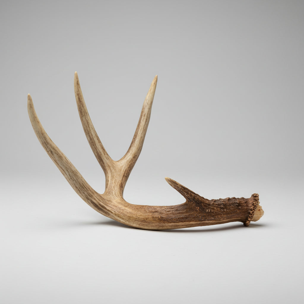 Whitetail Deer Antler Single Shed - Natural Deer Antler