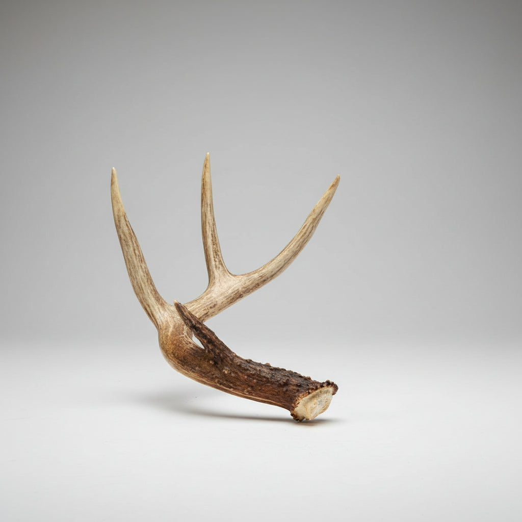 Whitetail Deer Antler Single Shed - Natural Deer Antler