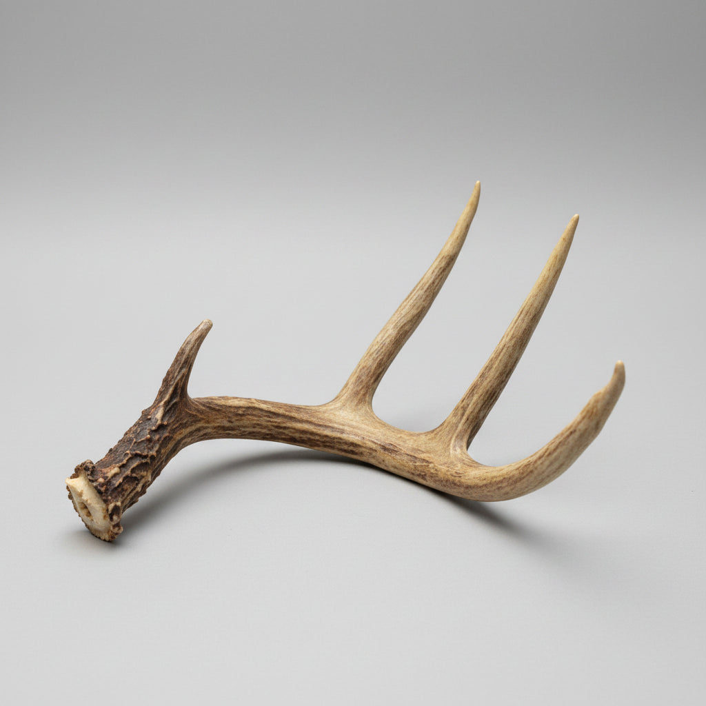 Whitetail Deer Antler Single Shed - Natural Deer Antler